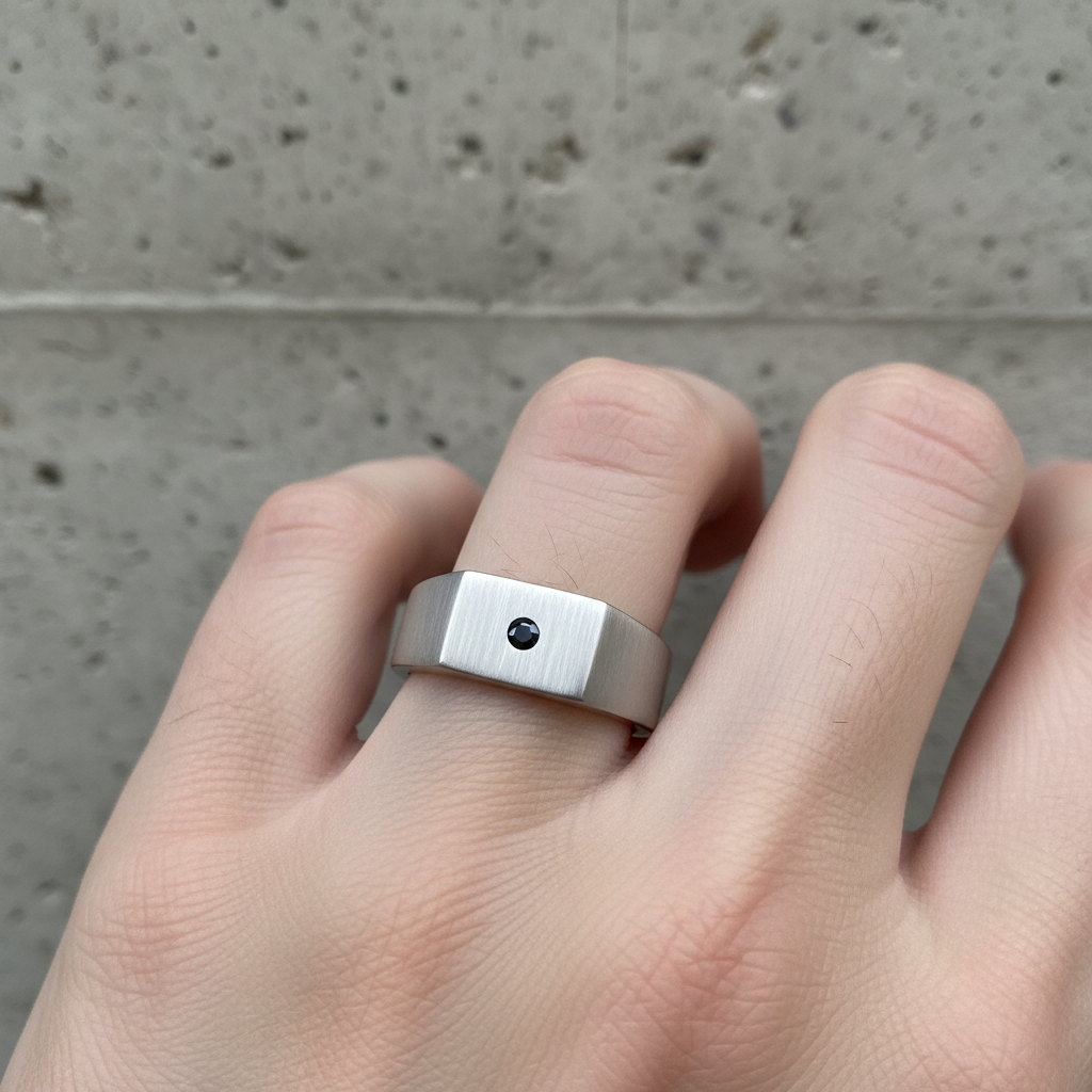 Illustration for porter une bague au petit doigt