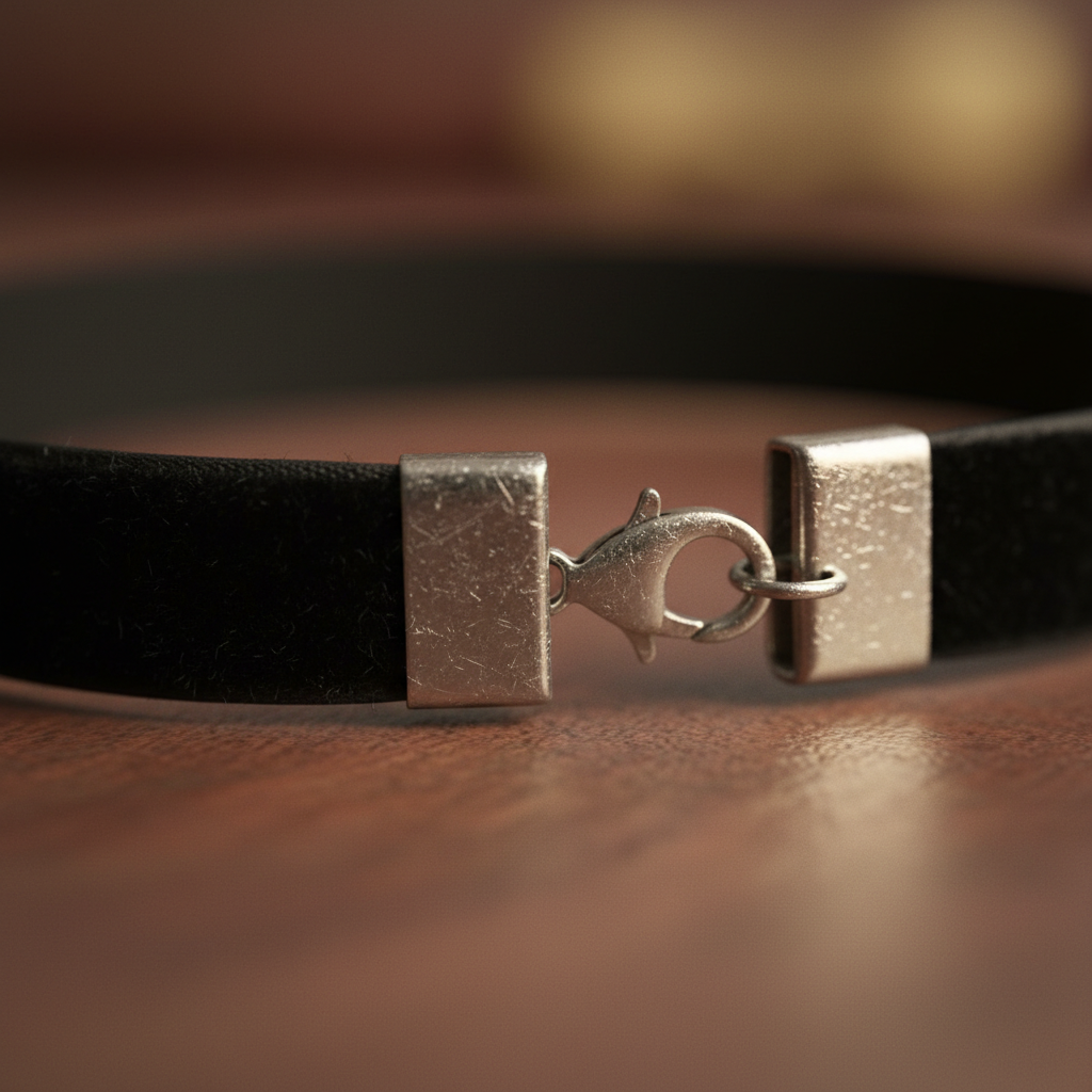Illustration for signification collier choker histoire